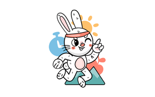 Bunny Free Sticker PNG