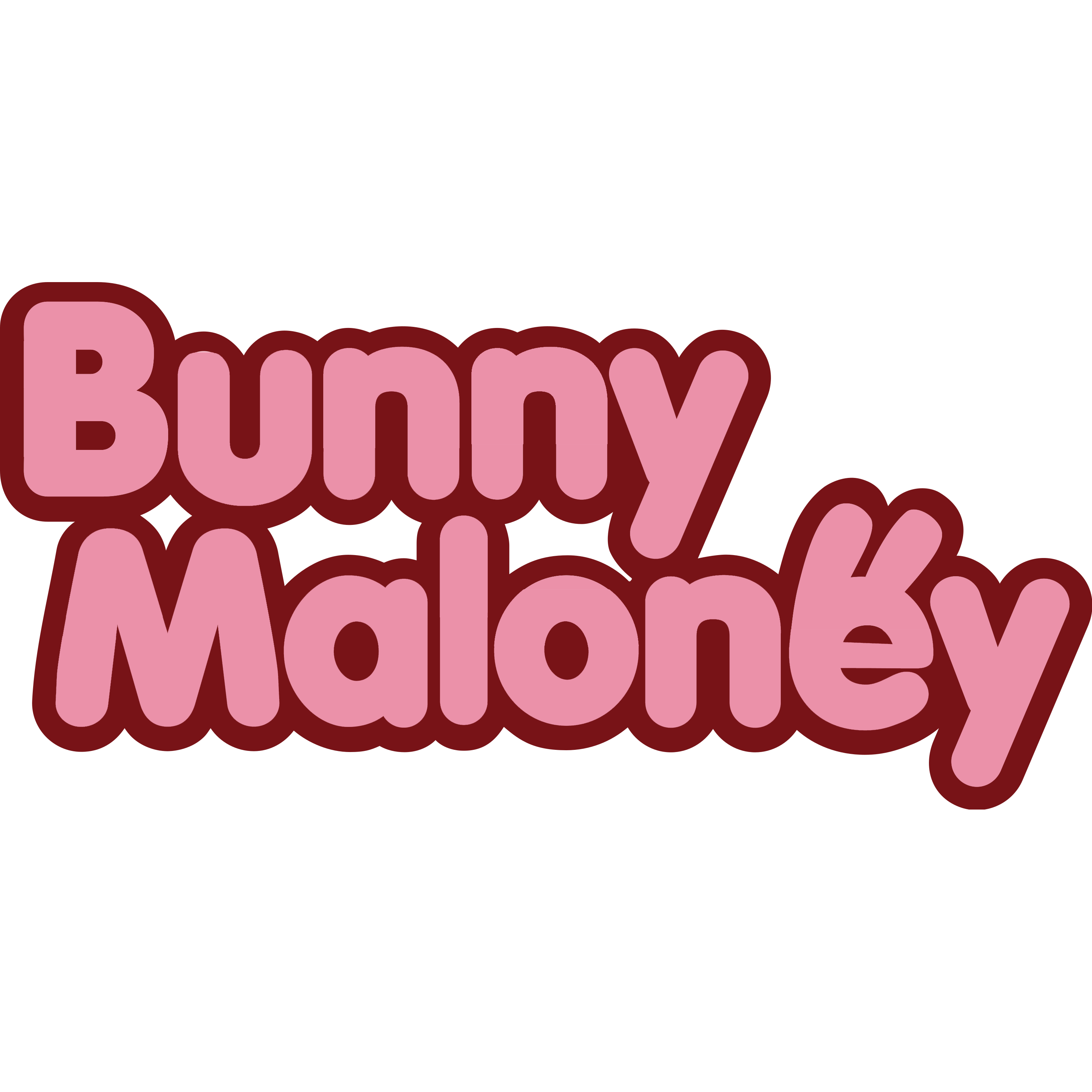 Bunny Maloney Logo  Transparent Clipart