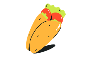 Burrito Sticker PNG