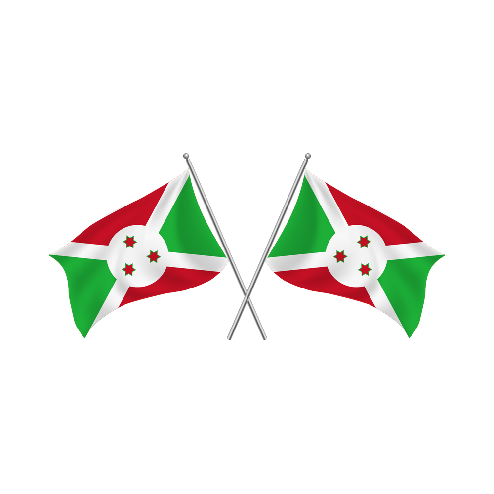 Burundi Flag Transparent Clipart