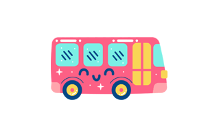 Bus Free Sticker PNG
