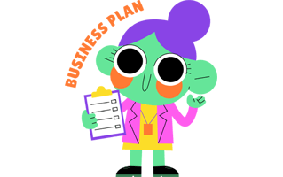 Business Plan Sticker PNG