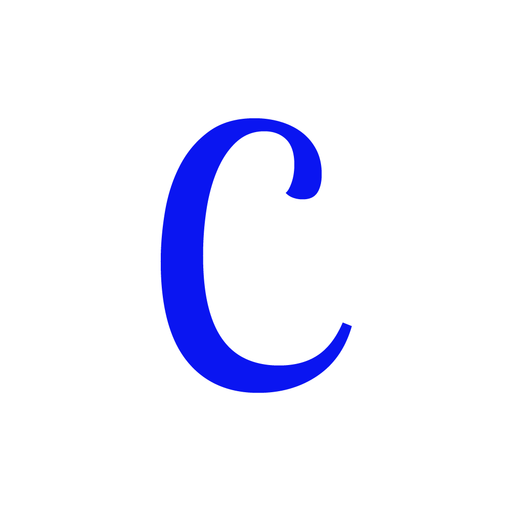 C Alphabet Blue Transparent Gallery