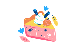 Cake Piece Sticker PNG