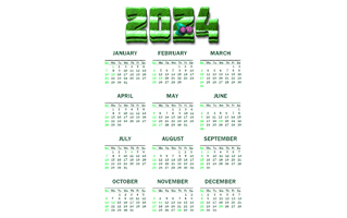 Calendar 2024 PNG