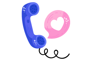 Calling Free Sticker PNG