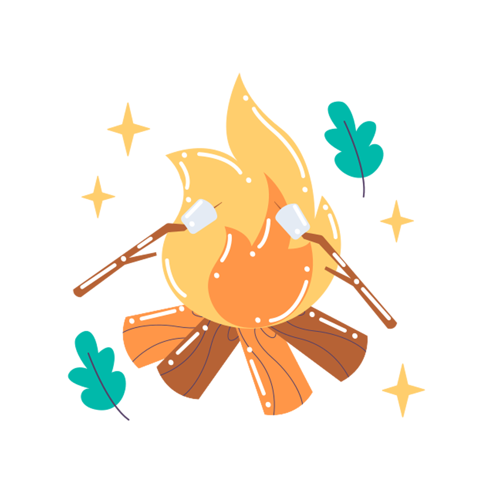 Campfire Free Sticker Transparent Photo