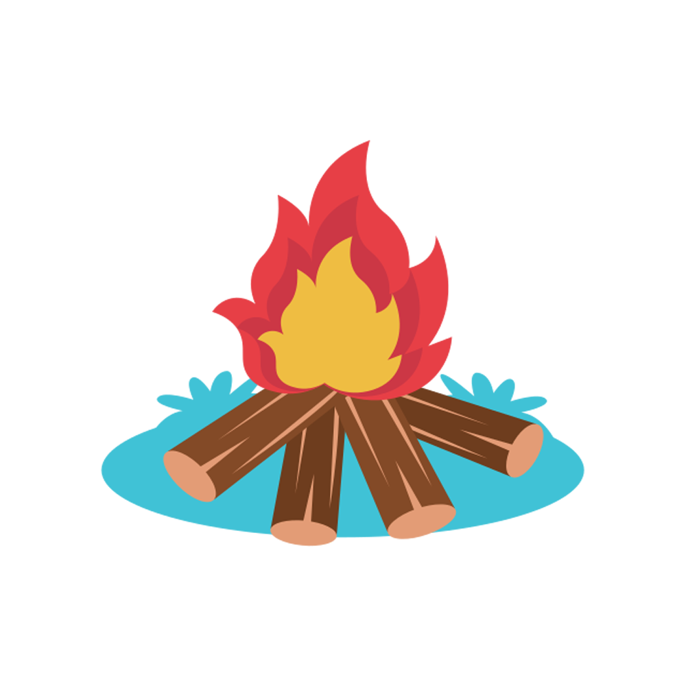 Campfire Free Sticker Transparent Picture