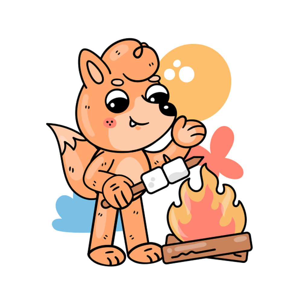 Campfire Free Sticker Transparent Clipart