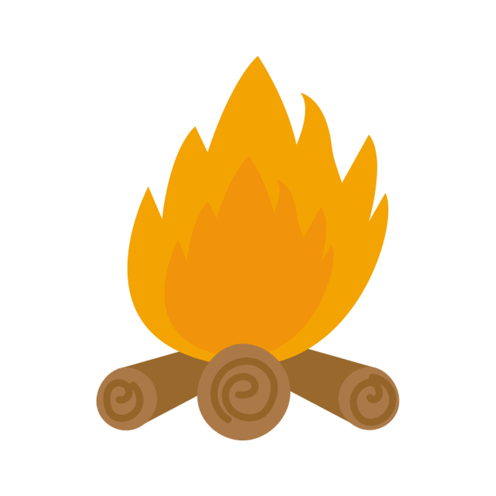 Campfire Free Sticker Transparent Gallery
