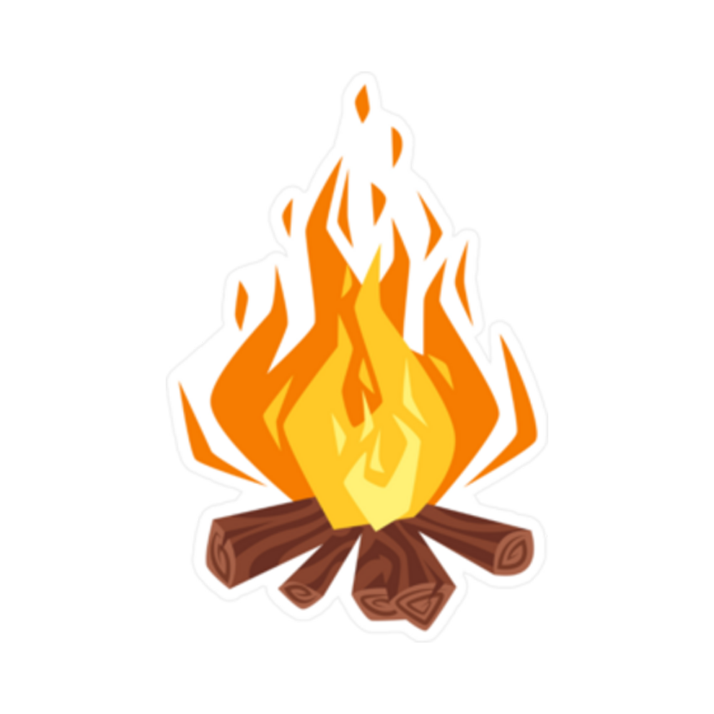 Campfire Sticker Transparent Image