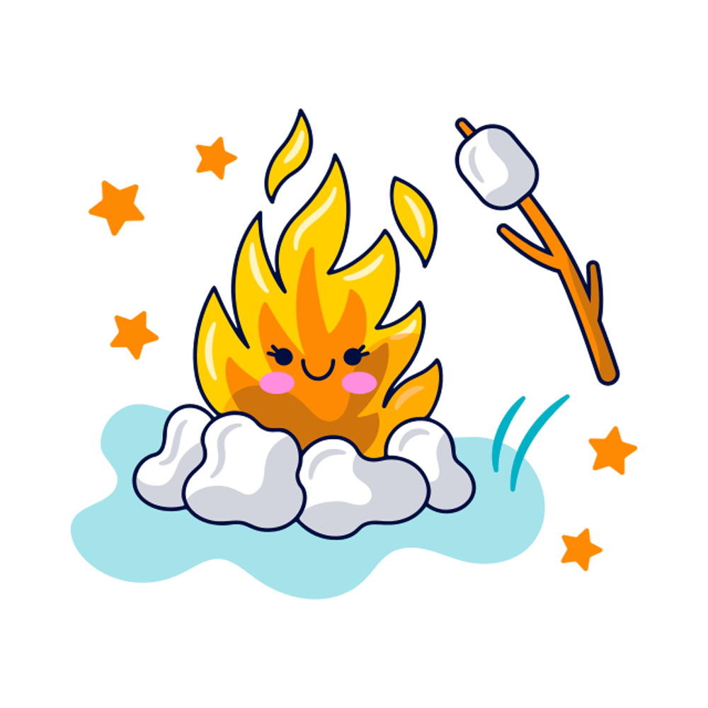 Campfire Sticker Transparent Picture