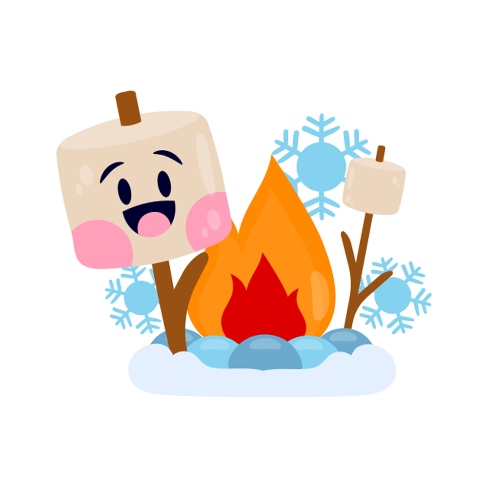 Campfire Sticker Transparent Clipart