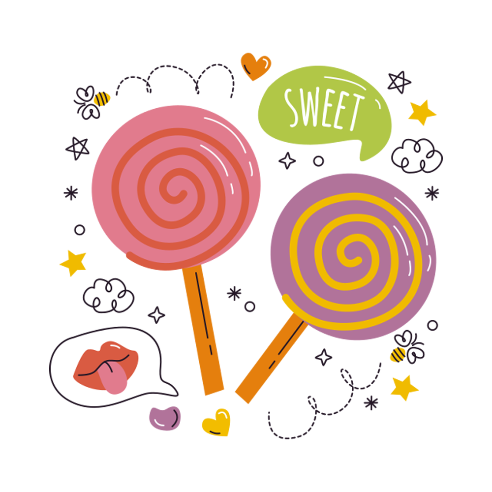 Candies Free Sticker Transparent Image