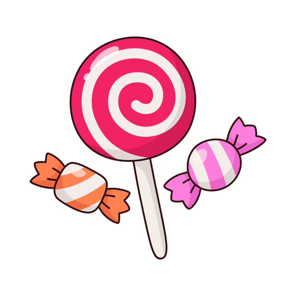 Candies Free Sticker Transparent Gallery