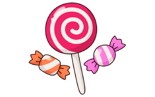 Candies Sticker PNG