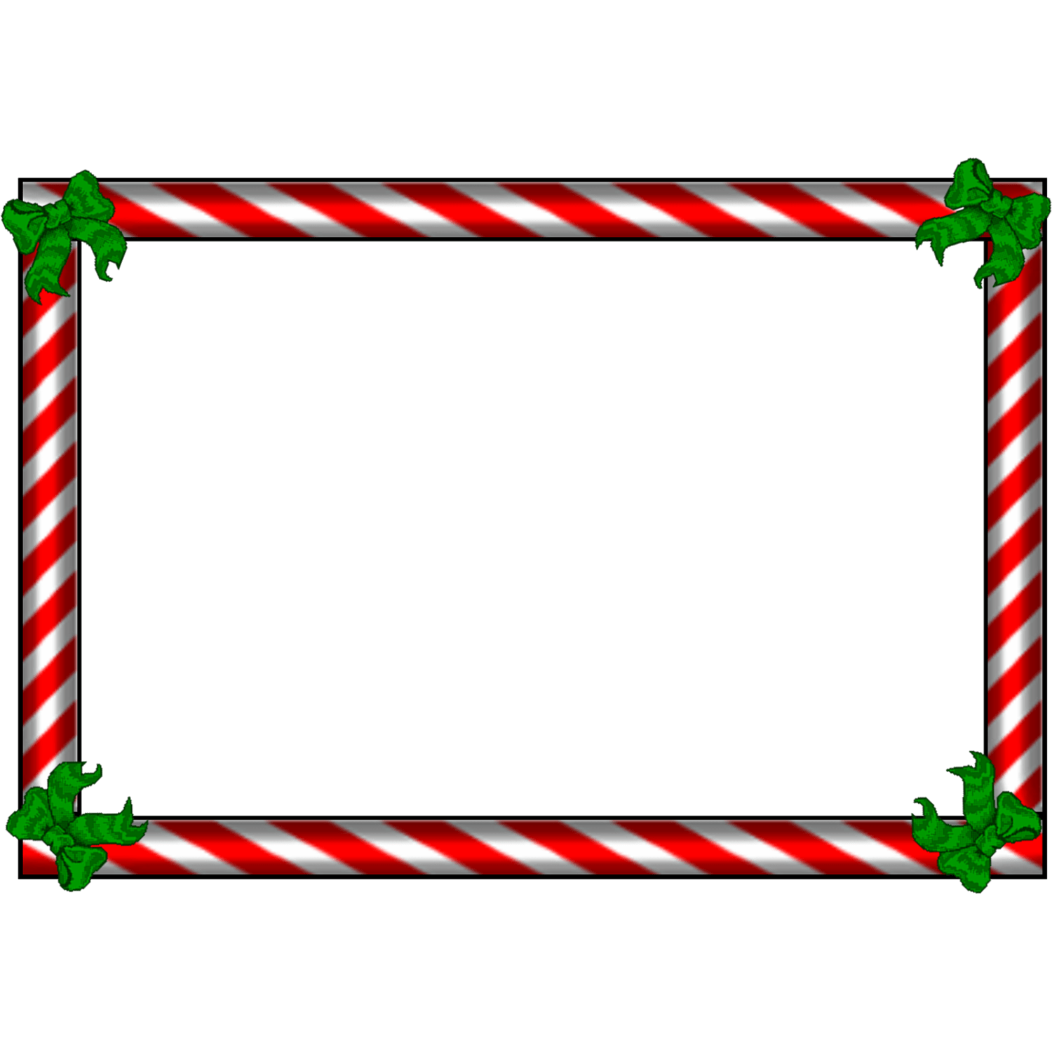 Candy Cane Frame Transparent Picture