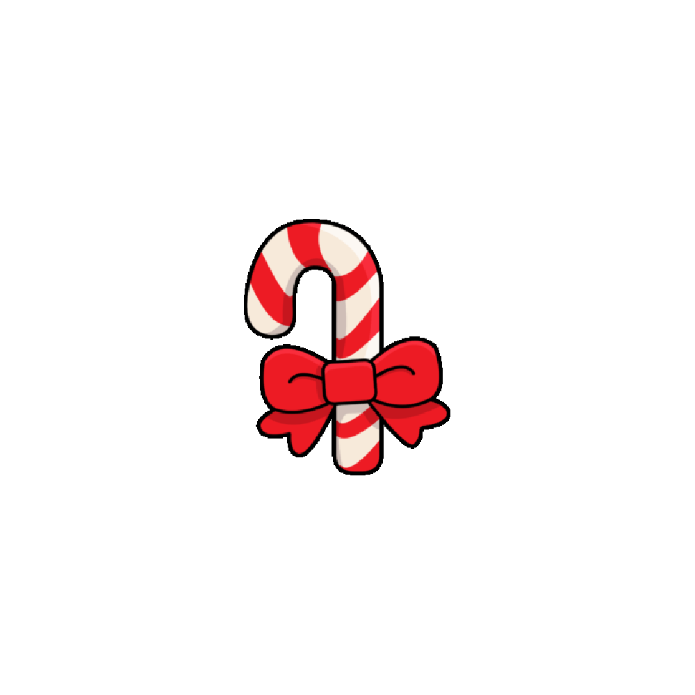 Candy Canes Free Sticker Transparent Image