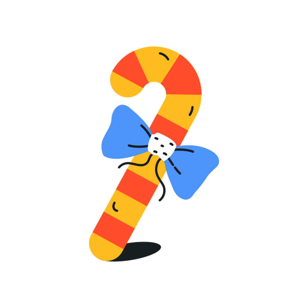 Candy Canes Free Sticker Transparent Clipart