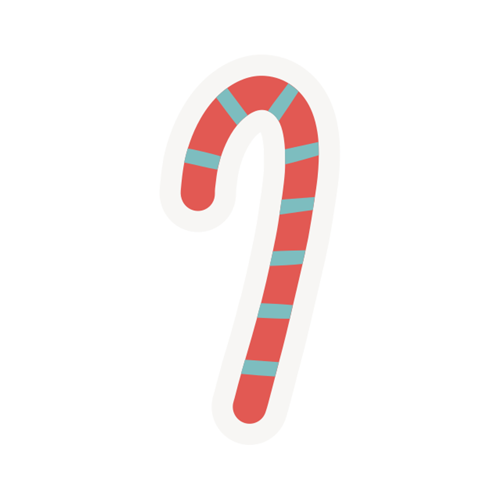 Candy Canes Free Sticker Transparent Gallery