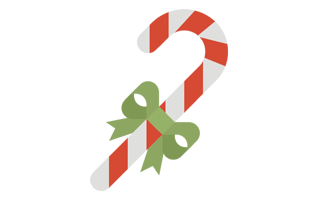 Candy Canes Sticker PNG