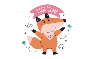 Carefree Sticker PNG