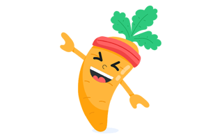 Carrot Sticker PNG