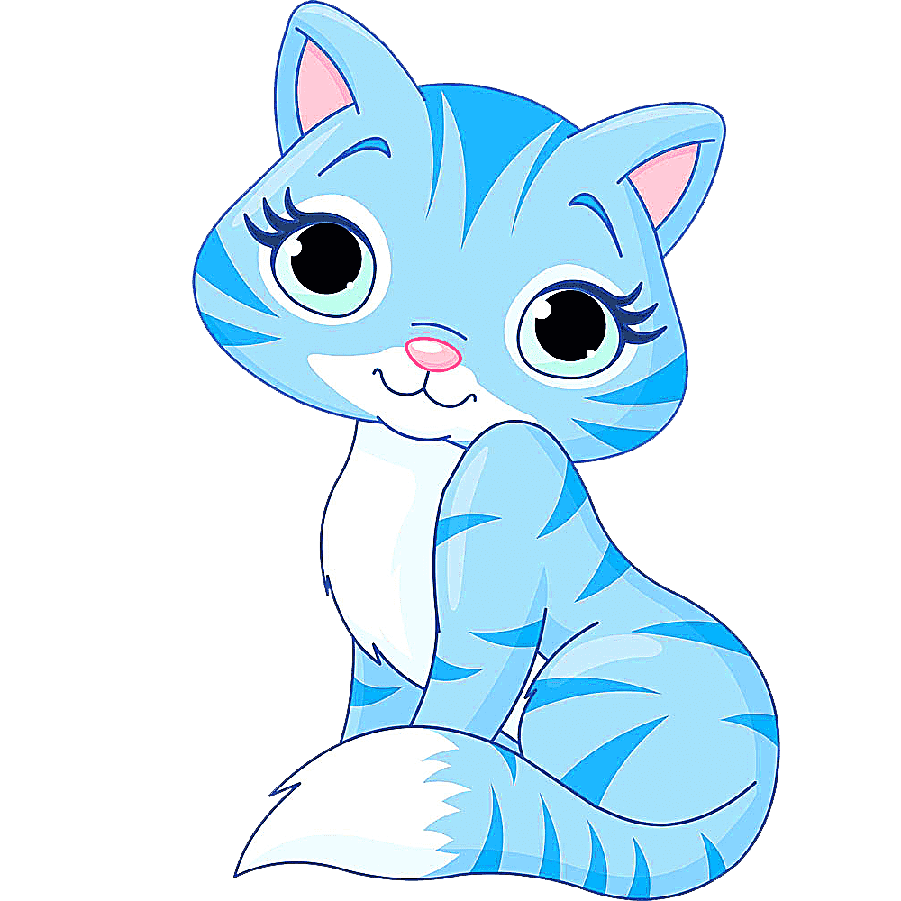 Cartoon Cat  Transparent Image