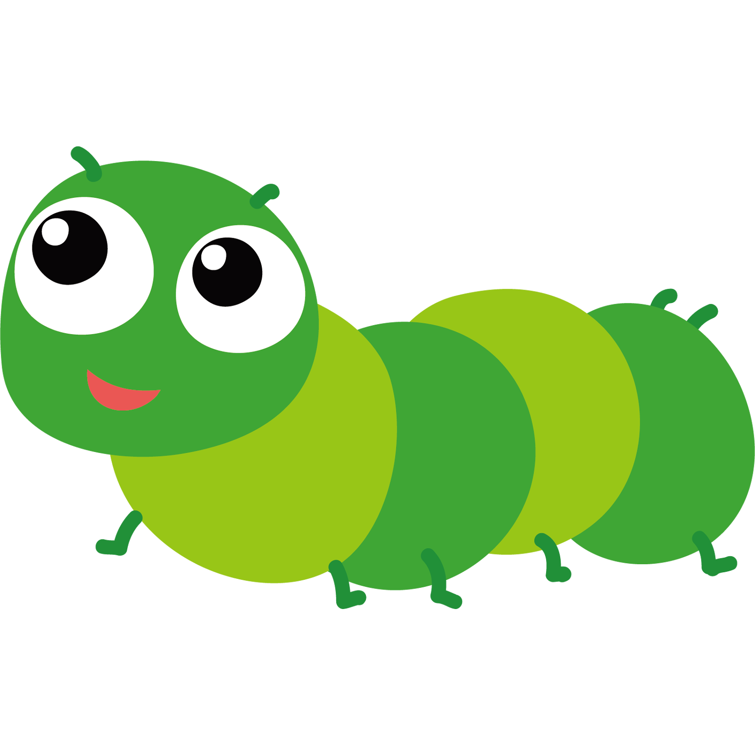 Cartoon Caterpillar  Transparent Image