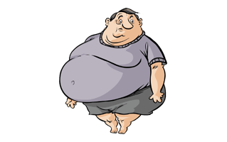 Cartoon Fat PNG