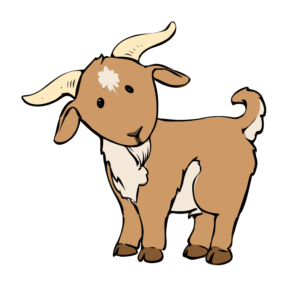 Cartoon Goat  Transparent Photo