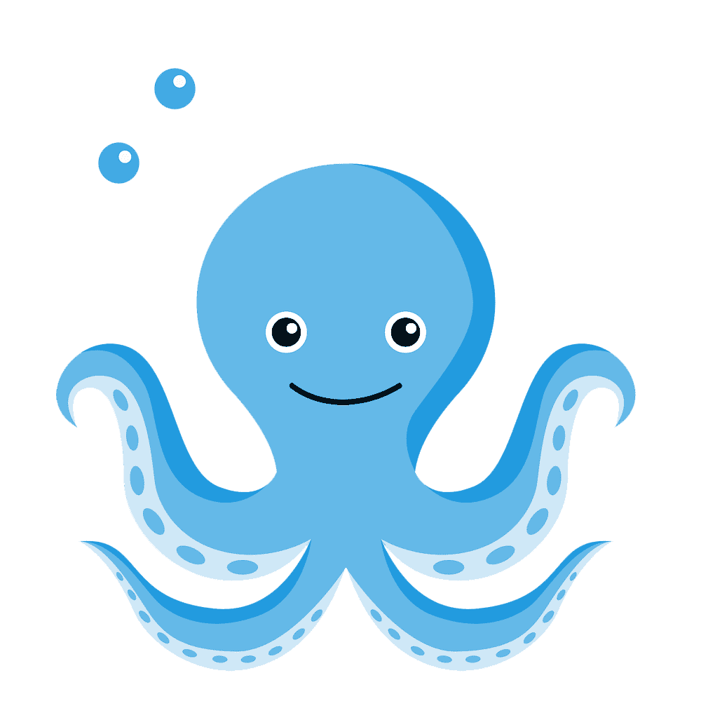 Cartoon Octopus Transparent Picture