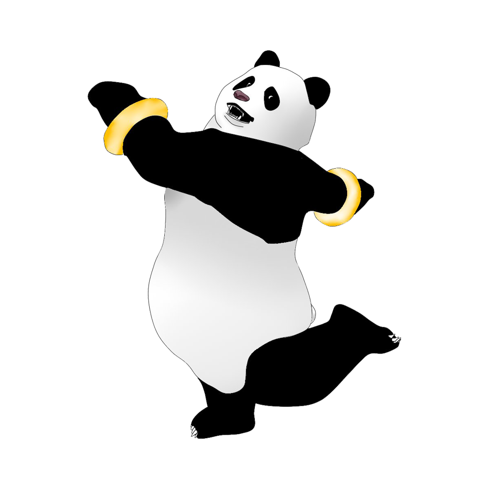 Cartoon Panda  Transparent Image