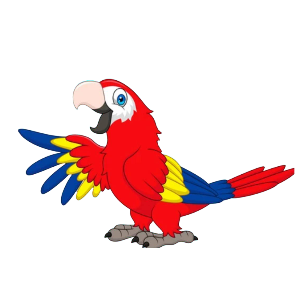 Cartoon Parrot Transparent Picture