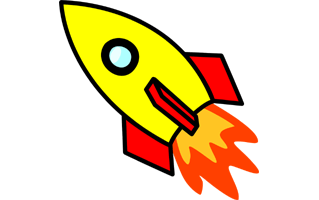 Cartoon Rocket PNG