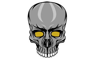 Cartoon Skull PNG