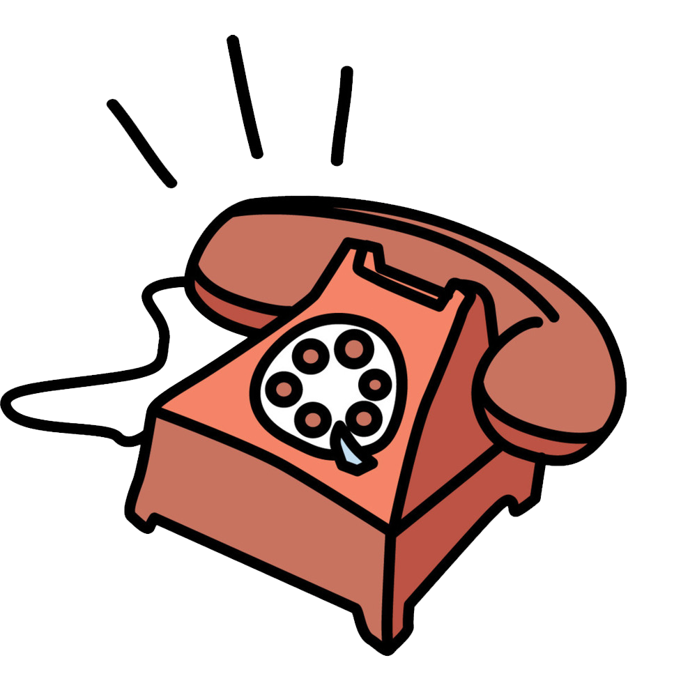 Cartoon Telephone  Transparent Image
