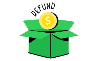 Cash Back Free Sticker PNG