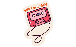 Cassette Sticker PNG