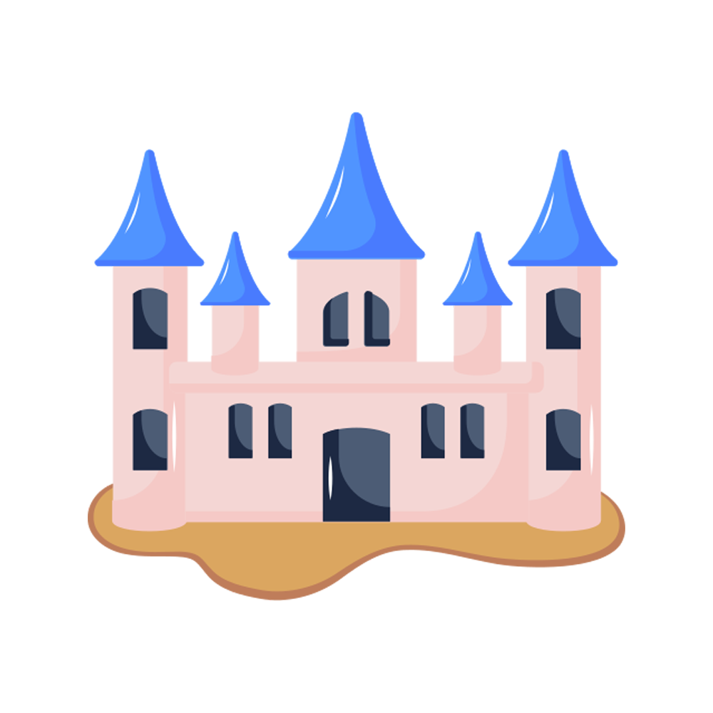 Castle House Free Sticker Transparent Picture