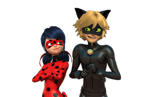 Cat Noir and Ladybug PNG