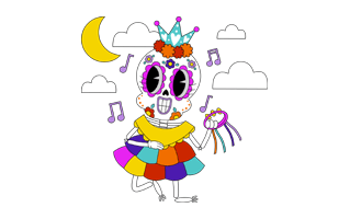 Catrina Free Sticker PNG
