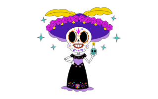 Catrina Sticker PNG