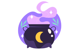 Cauldron Sticker PNG