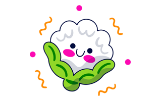 Cauliflower Sticker PNG