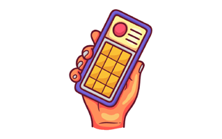 Cell Phone Sticker PNG