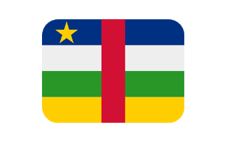 Central African Republic Flag PNG