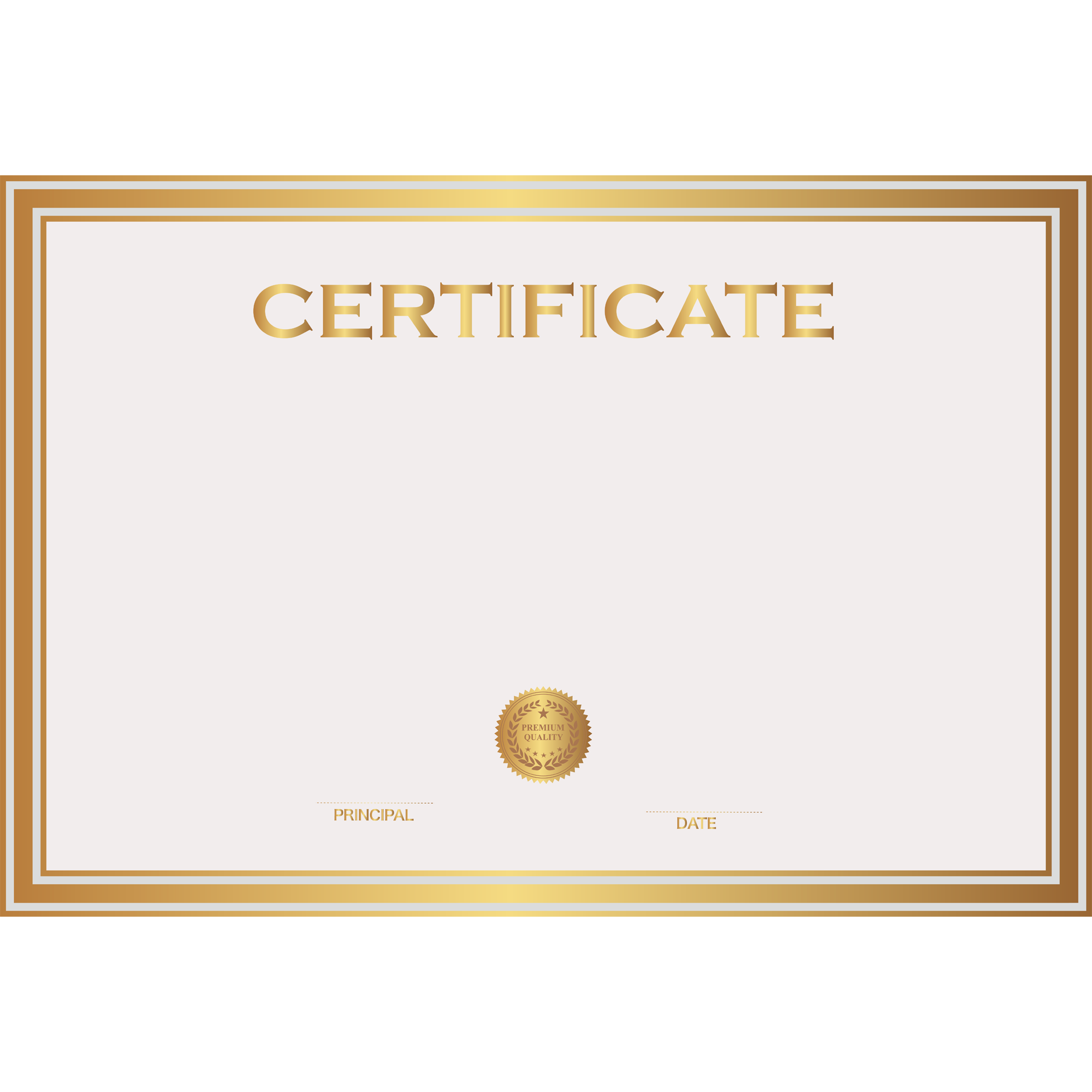 Certificate Template  Transparent Gallery