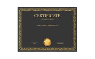 Certificate Template PNG