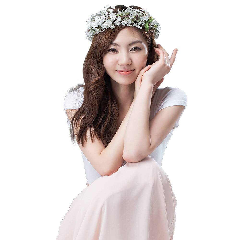 Chae Eun In White Dress Transparent Gallery